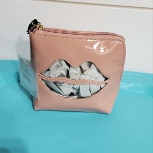 Pink Lip Design Cosmetic Bag